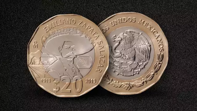 Moneda conmemorativa de Emiliano Zapata