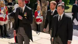 Tras un supuesto distanciamiento de los príncipes William y Harry, su fue reencuentro durante el funeral de su abuelo