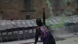 La manifestación proaborto del martes 28 de septiembre dejó varios heridos, incluidas 27 policías del grupo 'Atenea'