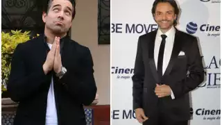 VIDEO: Omar Chaparro y Eugenio Derbez se besan… con cubrebocas