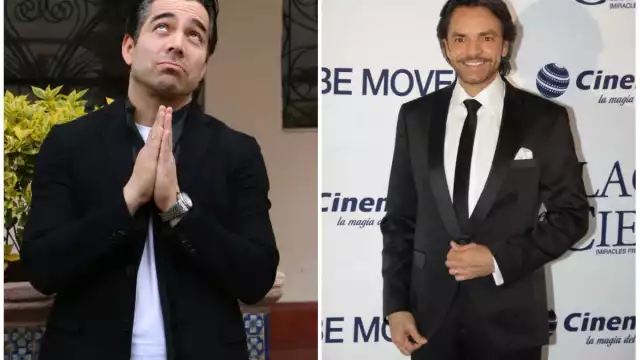 VIDEO: Omar Chaparro y Eugenio Derbez se besan… con cubrebocas