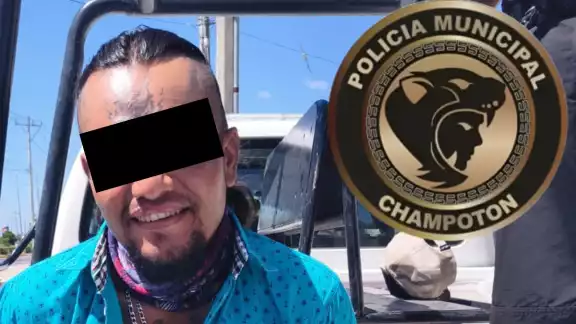 La detención se realizó en la colonia Manguitos, Champotón. La detención se realizó en la colonia Manguitos, Champotón.