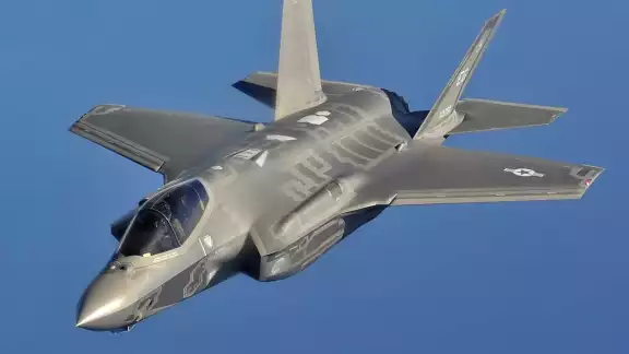 F-35  de combate, fue localizado horas después. Foto: Especial