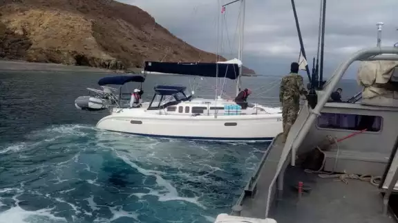 La pareja estaba perdida desde hace dos días en el mar