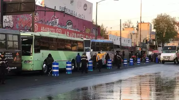 El paradero de Tacubaya fue el punto en el que se registró la pelea que quedó grabada y fue compartida en redes sociales de ambos choferes El paradero de Tacubaya fue el punto en el que se registró la pelea que quedó grabada y fue compartida en redes sociales de ambos choferes