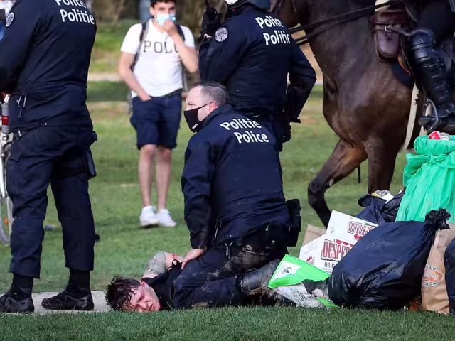 La fiesta no tenía autorización, por eso intervino la policía