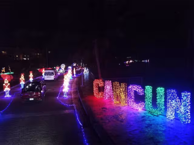 Así se celebra la Navidad en el Caribe Mexicano