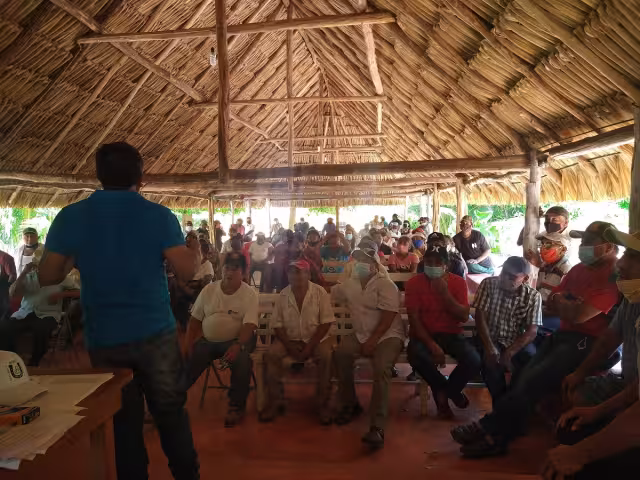 Los agricultores destacaron que el polígono corresponde al Estado y que llegarán hasta las últimas consecuencias para probarlo