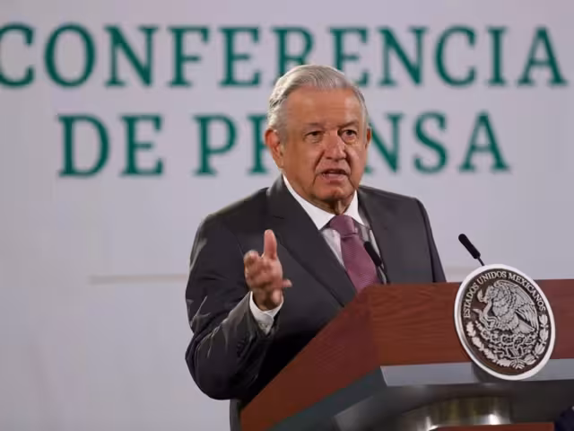 Presidente AMLO en conferencia de prensa