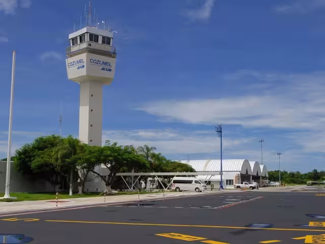 El aeropuerto de Cozumel tendrá salidas hacia Estados Unidos, Canadá y el Centro de México este marte 12 de abril