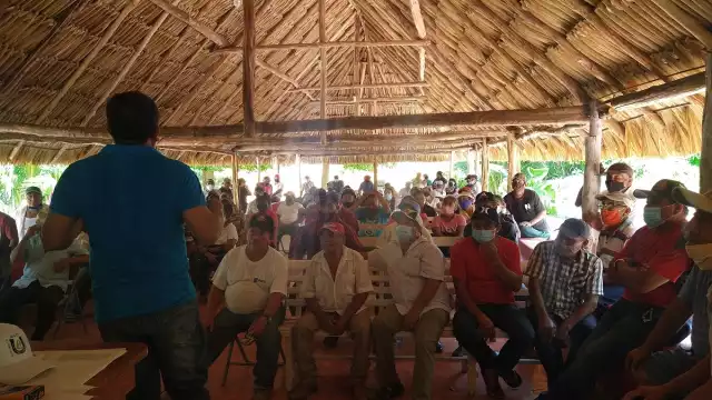 Los agricultores destacaron que el polígono corresponde al Estado y que llegarán hasta las últimas consecuencias para probarlo