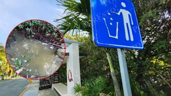 Foatqroo contamina la Laguna Nichupté mientras remodela paraderos en Cancún
