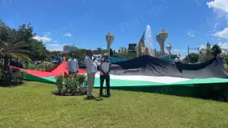 “Guardar silencio es ser cómplice”: Cancún alzó la voz por Palestina; ciudadanos exigieron un alto al genocidio y mayor acción de México