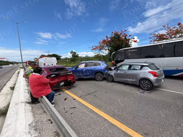 El saldo fue de tres vehículos declarados pérdida total y uno más con daños valuados en miles de pesos