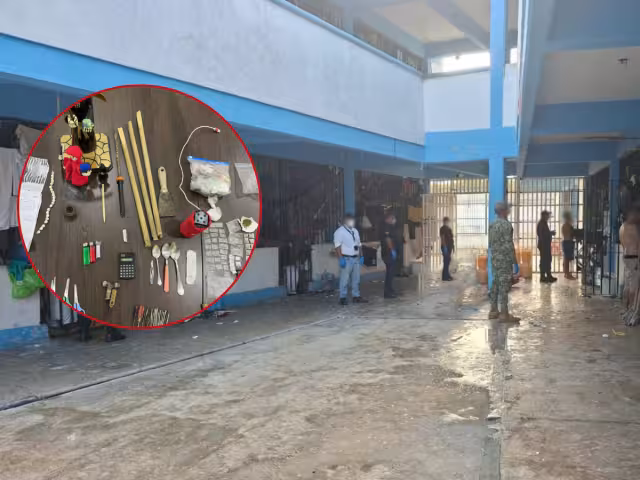 Todo lo encontrado fue puesto a disposición del Ministerio Público en la FGE, con el fin de conocer la manera en la que los objetos fueron ingresados