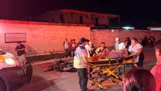Menor al volante arrolla a motociclista tras volarse un alto en Nueva Esperanza, Champotón