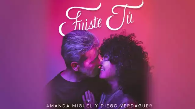 'Fuiste Tú' fue la única canción que Amanda Miguel y Diego Verdaguer grabaron. Foto: Captura de pantalla Amanda TV