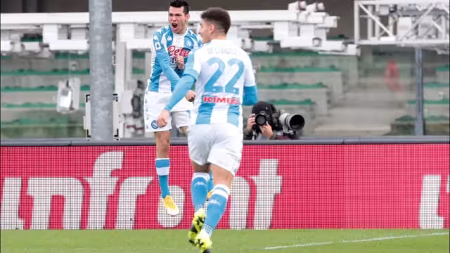 Chucky aumenta su cuota goleadora en la Serie A, donde llegó a los nueve goles en 18 partidos en la actual temporada.