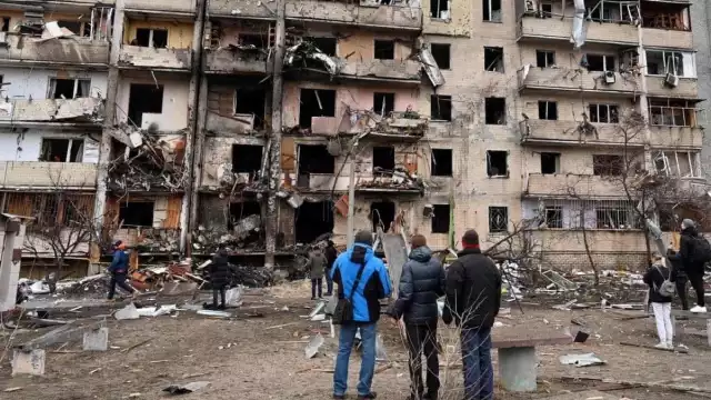 La capital de Ucrania registró algunos enfrentamientos. Foto: Facebook Ukraine UA