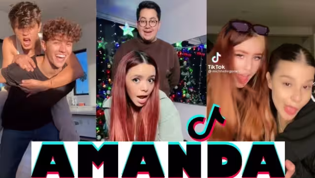 Tiktokers han vuelto popular la canción 'Amanda baila con la banda'. Foto: Captura de pantalla de youtube la reina del tiktok