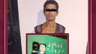 Detienen a hombre con presunta droga en la colonia La Playa de Champotón