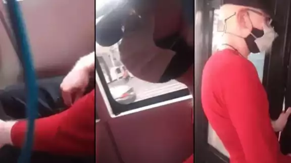 Mujer sorprende a sujeto masturbándose en el Metrobús (Especial/El Universal) Mujer sorprende a sujeto masturbándose en el Metrobús (Especial/El Universal)