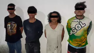 Los cuatro detenidos permanecen a disposición de la FGE