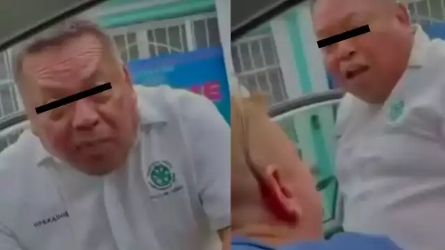 El taxista fue identificado y suspendido de manera indefinida.