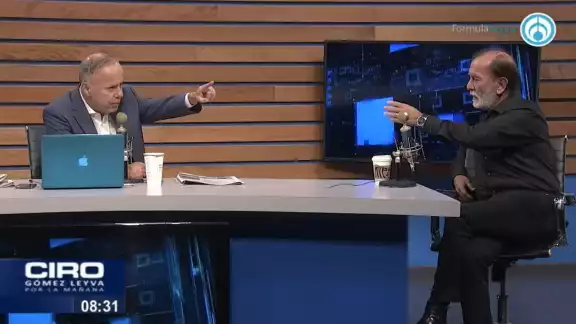 Ciro Gómez Leyva y Epigmenio Ibarra sostuvieron una discusión en un programa