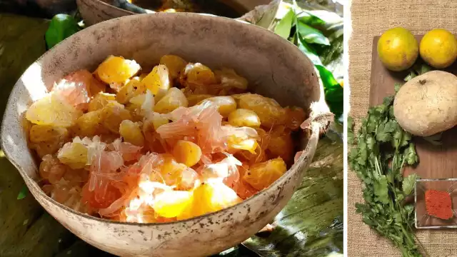 “El revoltijo cítrico que refresca el alma campechana”