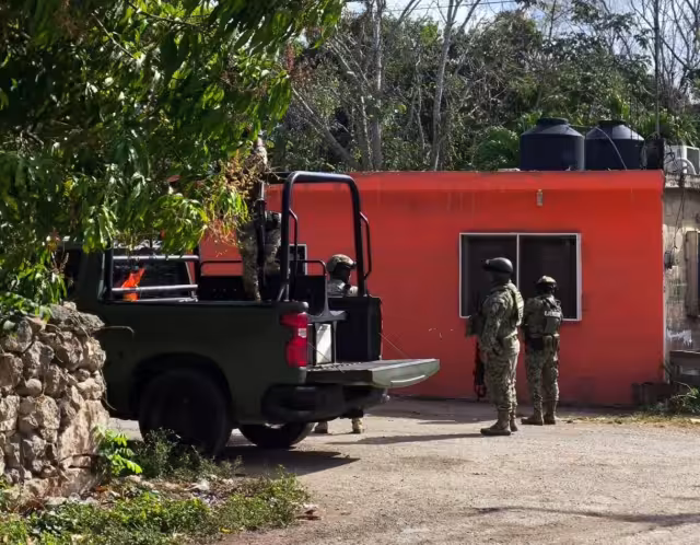 El cateo se realizó ayer martes en la colonia Chichankanaab