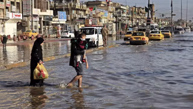 Comunidades en Irak quedan devastadas tras fuertes inundaciones