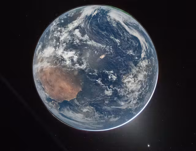 La foto más reciente de la Tierra desde el espacio