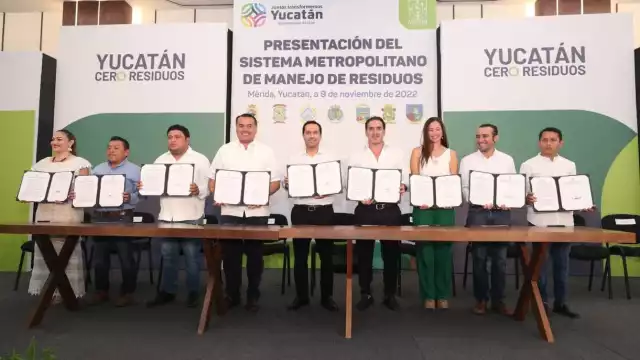 Mauricio Vila Dosal presenta el Sistema Metropolitano para el Manejo de Residuos en Mérida