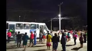 Los pobladores de Bethania exigieron que el IET de Campeche garantizará el servicio este lunes