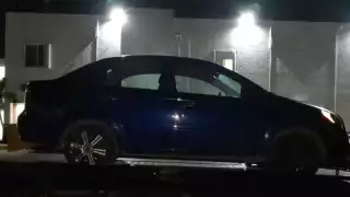 El vehículo fue puesto a disposición ante  la Fiscalía General del Estado