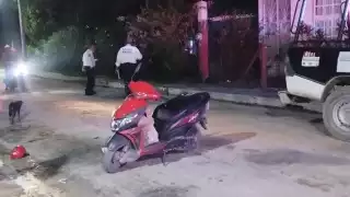 La zona fue acordonada por elementos ministeriales para recabar evidencias del ataque