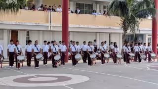 Sin apoyo de la SEQ, banda de guerra de Bacalar viaja a nacional y logra destacada participación