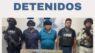 Por presunto narcomenudeo, fueron detenidos dos hombres en la  SM 230 de Cancún