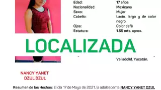 La menor ya se encuentra con su madre