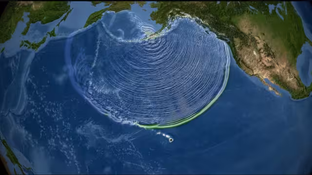 El PTWC alertó sobre un posible tsunami