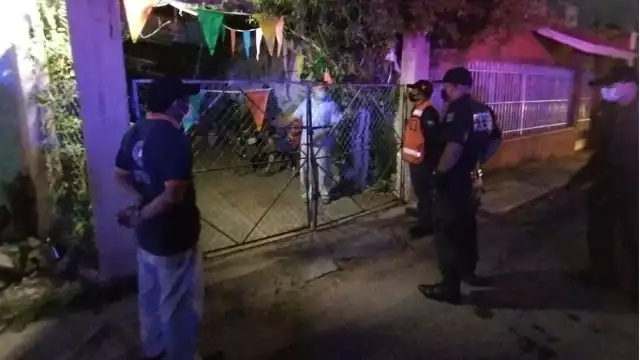 El domingo se reportó una fiesta en un domicilio particular de la calle 55 entre 58 y 60 de la colonia San Francisco