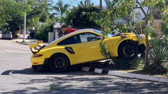 Sólo se reportaron daños materiales por este percance