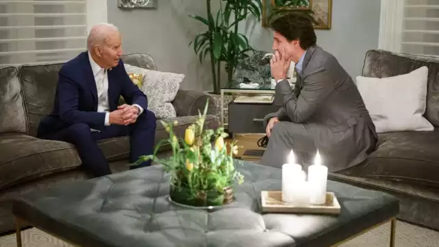 Justin Trudeau y Joe Biden se reúnen en Ottawa para dialogar sobre crisis en Ucrania y Haití
