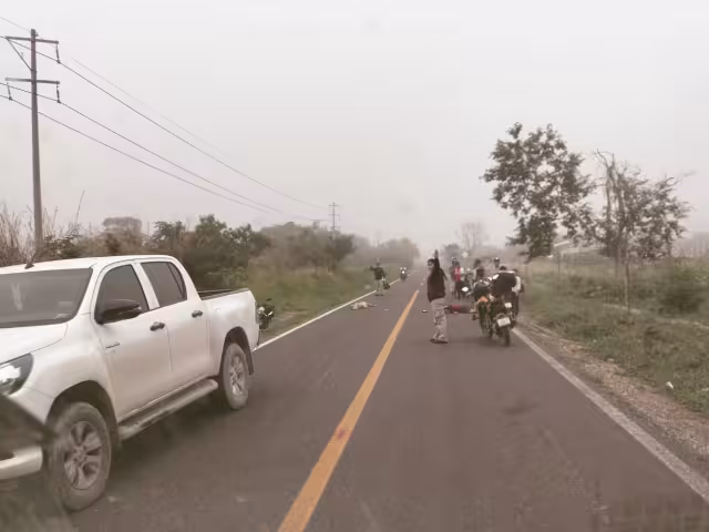 Motociclista pierde la vida al impactarse