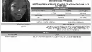 Aparece menor desaparecida en CDMX: 'había escapado de sus padres'