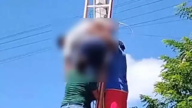 El empleado del Ayuntamiento de Conkal fue hospitalizado.