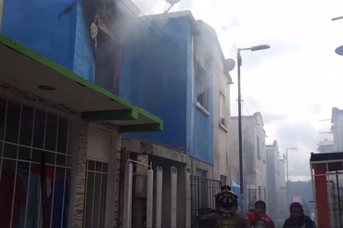 Se incendia una casa en el Fraccionamiento Villas Otoch Paraíso en ...