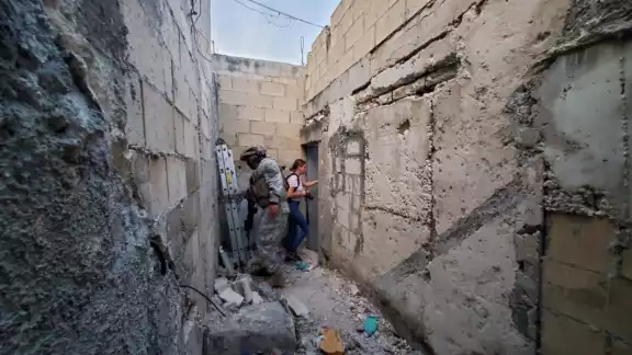 Tras terminar el operativo de cateo aseguraron el inmueble con los sellos oficiales