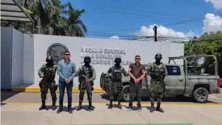 Heibar Josué Tapia Salazar fue trasladado por helicóptero a la Ciudad de México, donde se definirá su situación legal